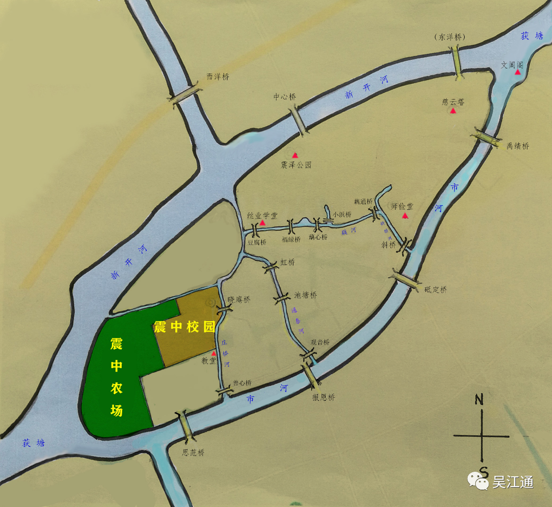 震中农场的地理位置示意图(作者绘制).png
